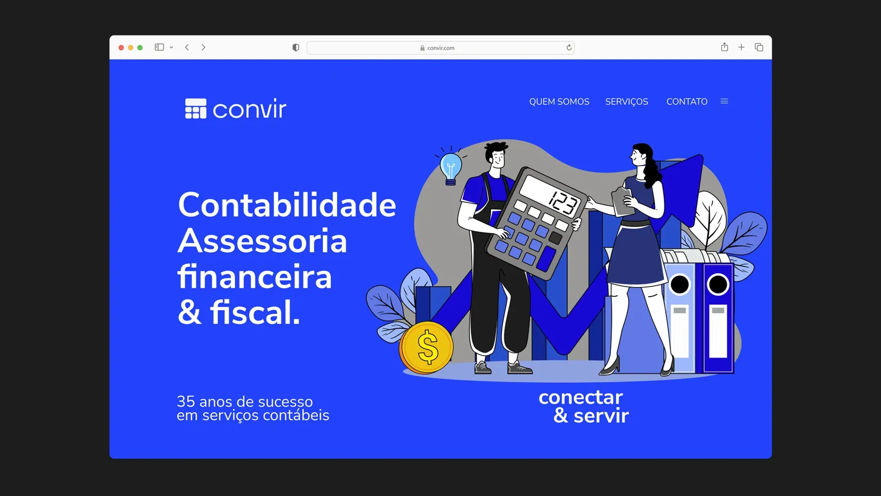 Convir — Contabilidade · Rebranding